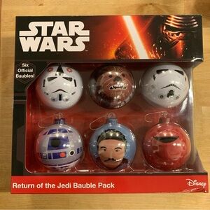 Official Star Wars Numbskull Disney Christmas Tree 6 Baubles